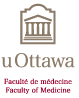 Logo de la faculté de la médecine de l'université d'Ottawa.